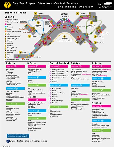 Seattle Tacoma Airport Map - Map Of The World