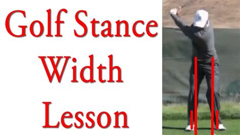 Tiger Woods | 60 Second Stance Width Lesson - YouTube