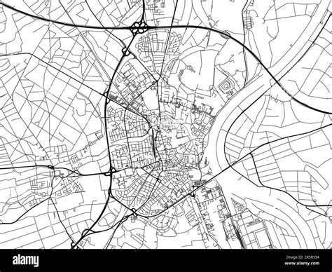 Vector road map of the city of Speyer in Germany on a white background Stock Photo - Alamy