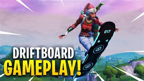 NEW "DRIFTBOARD" VEHICLE GAMEPLAY! (Hoverboard) - Fortnite Battle Royale - YouTube