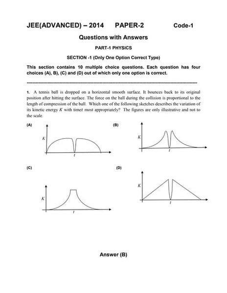 JEE Main Mock Test - Physics