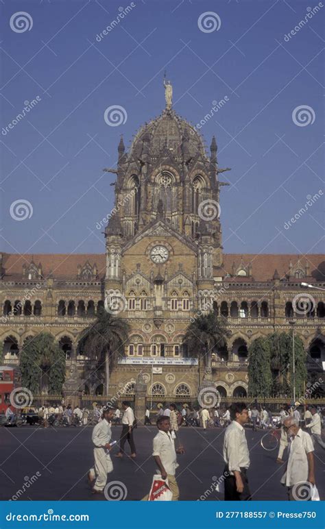 INDIA MUMBAI RAILWAY STATION Editorial Photography - Image of indian ...