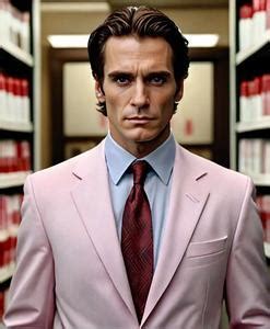 Patrick Bateman Outfit Costume, AI Face Swap ID:2387068