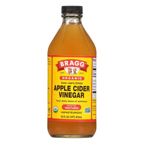 Bragg Organic Apple Cider Vinegar with The Mother - Shop Vinegar & Cooking Wine at H-E-B