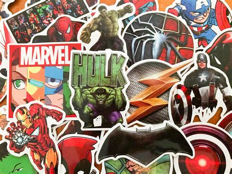 25pcs Superhero Sticker Bomb Pack Marvel Heroes Sticker | Etsy