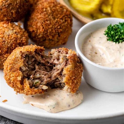 Boudin Balls (Fried Cajun Appetizers) | Kevin Is Cooking