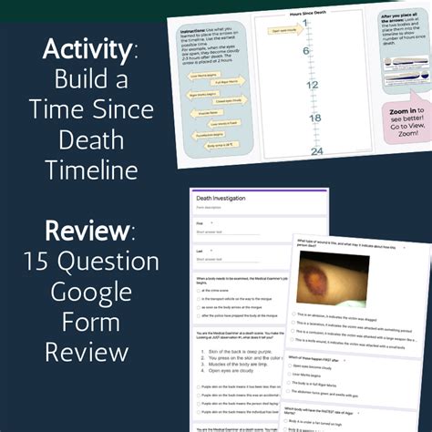 Death Investigation Lesson: Slides + Notes + Activity + Review ...