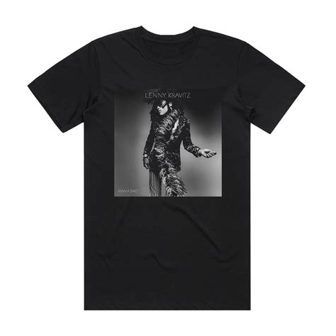 Lenny Kravitz Mama Said Album Cover T-Shirt Black – ALBUM COVER T-SHIRTS