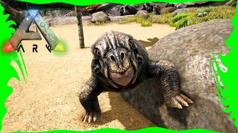 Ark Survival Evolved - Taming a Lystrosaurus - S01Ep51 - YouTube