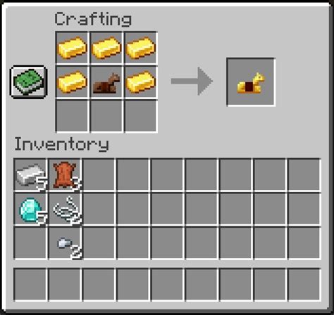 Minecraft How To Make A Horse Armor