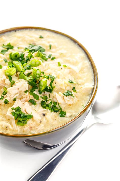 Greek Lemon Chicken Soup (Avgolemono) - The Lemon Bowl®