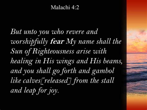 Malachi 4 2 The Sun Of Righteousness Will Rise Powerpoint Church Sermon