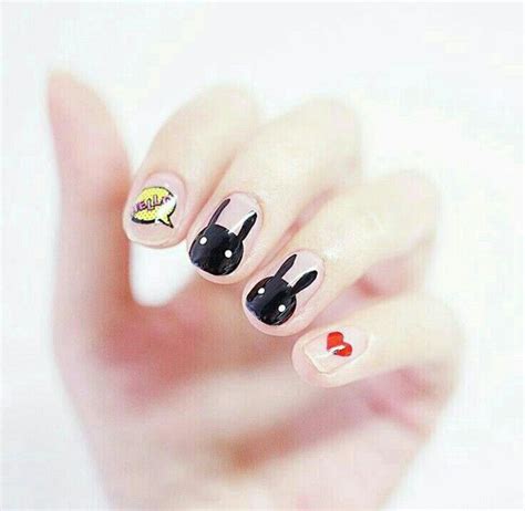 Rabbit Nails | Cute nails, Beauty nails, Nails