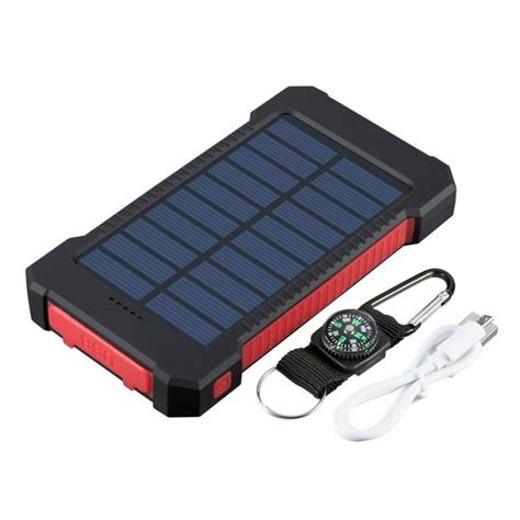 500000mAh Dual USB Portable Solar Battery Charger Solar Power Bank For ...