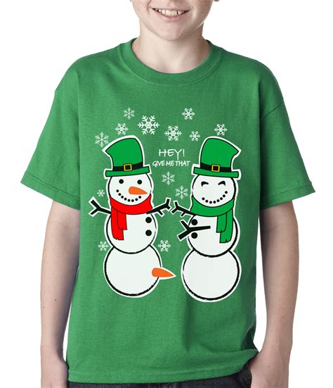 Ugly Christmas T-shirt Perverted Snowman Kids T-shirt – Bewild