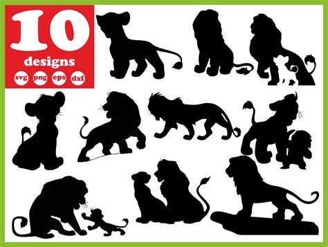 Silhouette Lion King Svg - 77+ File SVG PNG DXF EPS Free