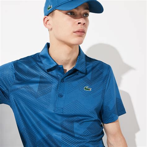 Men's Lacoste SPORT Print Technical Stretch Jersey Golf Polo Shirt | LACOSTE