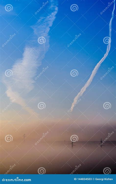 Foggy Day in Yambol, Bulgaria 2 Stock Image - Image of clear, blue: 144834503