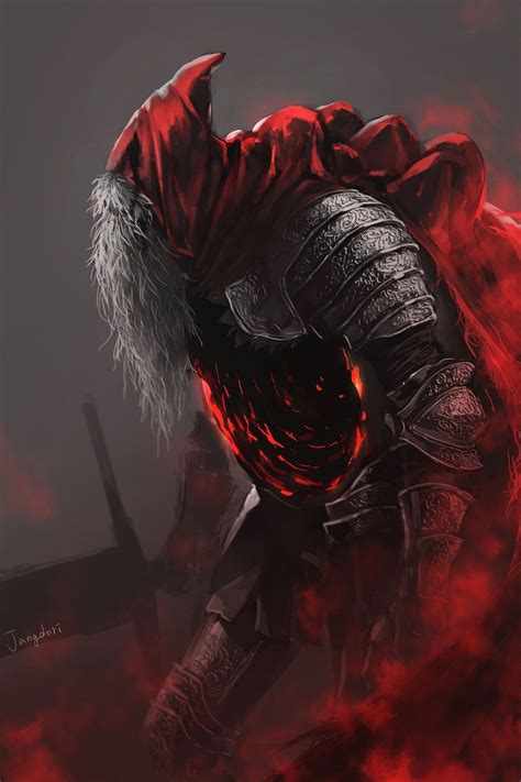 ArtStation - DARK SOULS Fan Art - Slave Knight Gael, hannah ji Dark ...