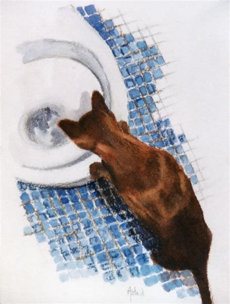 The Watering Hole - Watercolour Painting by AstridBruning on DeviantArt