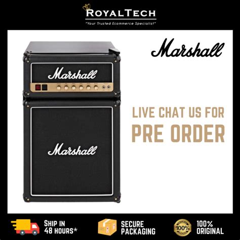 Marshall Fridge Black Edition 3.2 Marshall Medium Capacity Bar Fridge ...