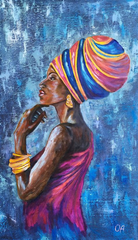 Diverse Women Portrait, Afrocentric Art, African Woman Style, African ...