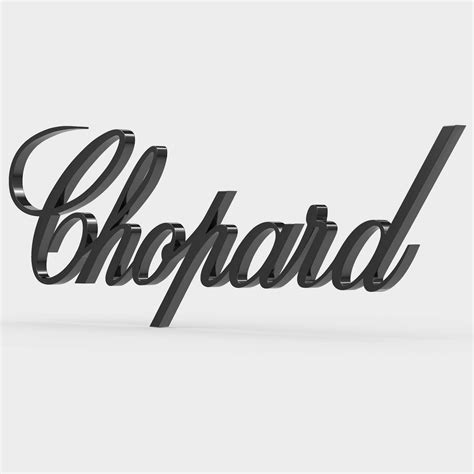 Chopard Logo - 3D Print Model by 3d_logoman