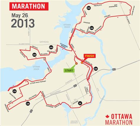 Ottawa Marathon 2014/2015 – Date, Registration, Course Map, Route