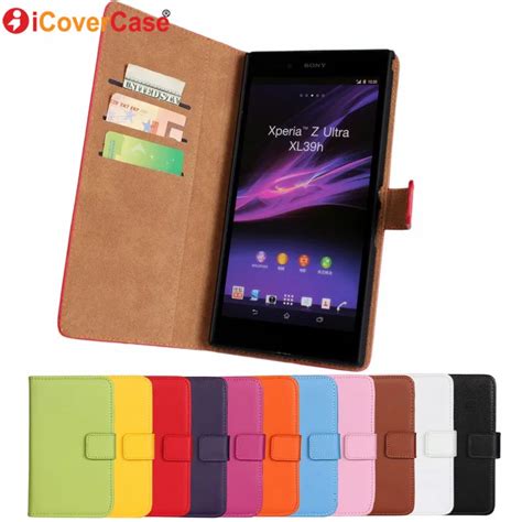 For Sony Xperia Z Ultra Case Mobile Phone Accessories Leather Wallet ...