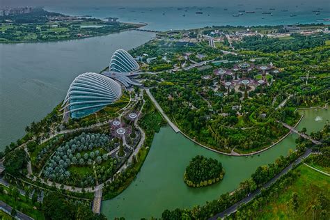 HD wallpaper: singapore, gardens by the bay, water, architecture, plant, nature | Wallpaper Flare