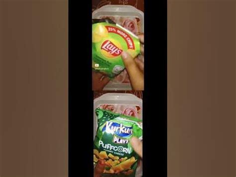 Green lays vs green kurkure kiski quantity hai jyada#lays #layspotatochips #kurkure #trending ...