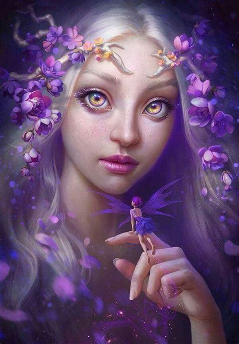 Purple Fairies | Fairy art, Beautiful fairies, Fantasy