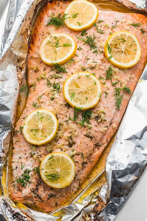 Lemon Garlic Butter Salmon in Foil Recipe - Little Sunny Kitchen