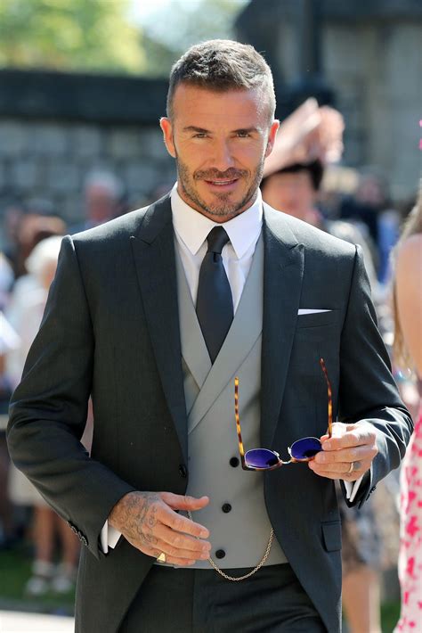 David Beckham Made the Royal Wedding Into a Big Menswear Moment ...