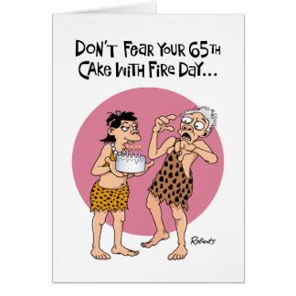 Funny 65th Birthday Cards, Photocards, Invitations & More