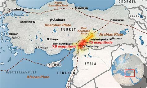 Turkey earthquake map: Where in Syria and Turkey did the quake hit ...