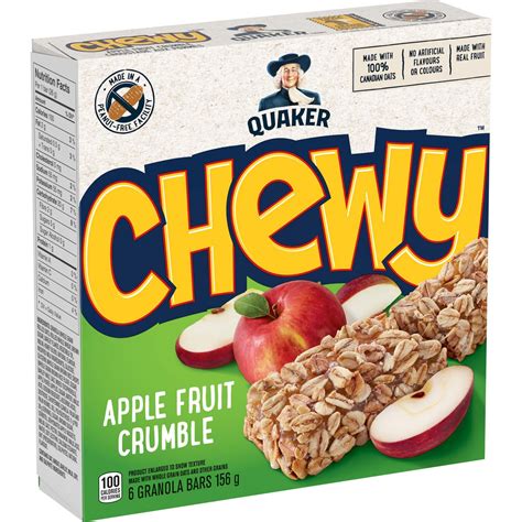 Quaker Chewy Apple Fruit Crumble Granola Bars | Walmart Canada