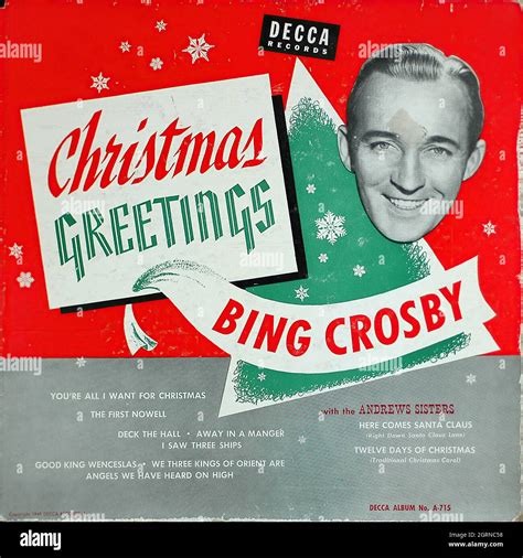 Bing Crosby - Christmas Greetings 1949 - Vintage vinyl 78 rpm record ...