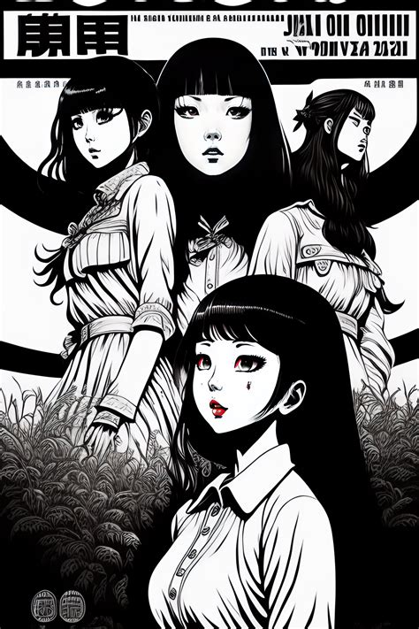 Lexica - A horror movie in a junji ito art style, horror manga, ultra ...