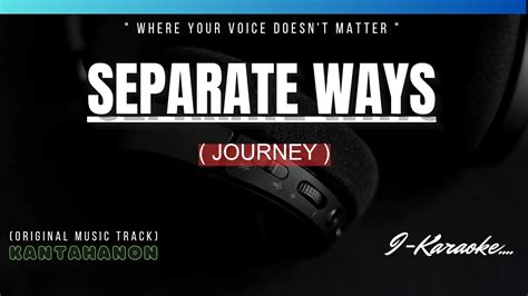 Separate Ways (JOURNEY) Karaoke Lyrics🎤 - YouTube