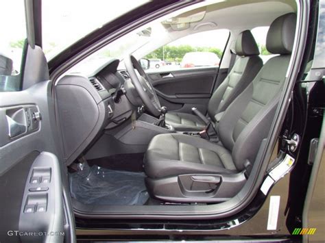 Titan Black Interior 2011 Volkswagen Jetta SE Sedan Photo #52197814 ...