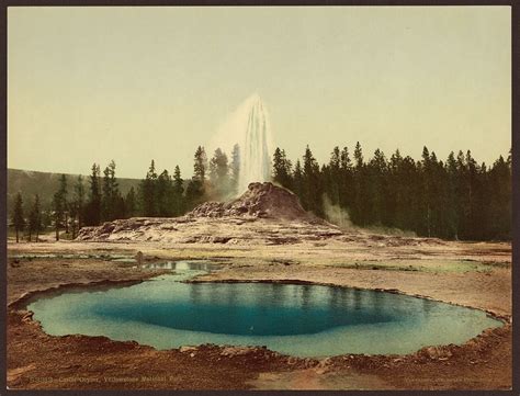 Old Yellowstone: History of Castle Geyser - Yellowstone Insider