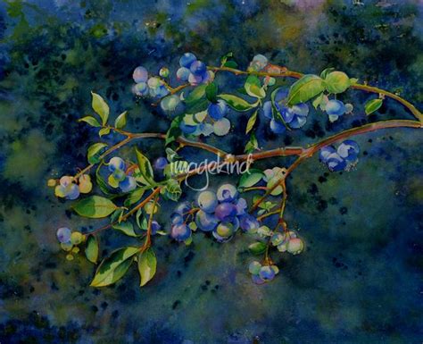 Blueberry Painting at PaintingValley.com | Explore collection of ...