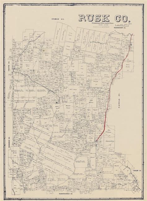 Rusk County, TX — Trammel's Trace