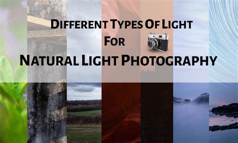 11 Types of Natural Light in Photography - PhotographyAxis