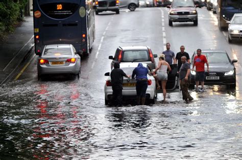 Roads submerged and cars stranded: Gloucester flooding in pictures - Gloucestershire Live