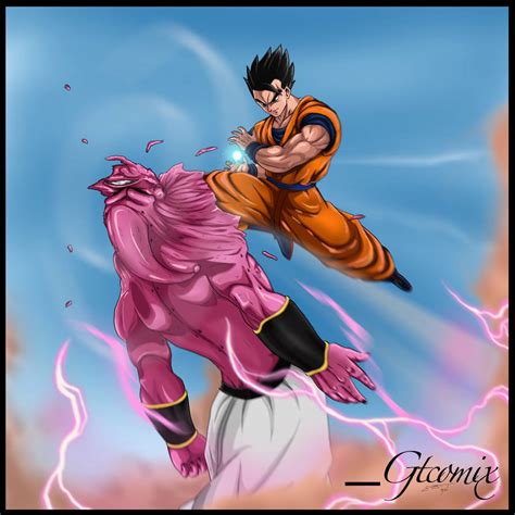 Gohan Vs Super Buu by geegoz01 on DeviantArt