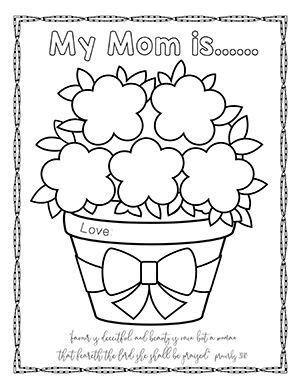 Free Mother's Day Bible Coloring Pages | Mothers day coloring pages, Mothers day crafts for kids ...