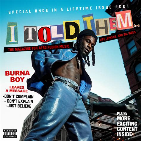 Album: Burna Boy - I Told Them... review - More money, more worries? Perhaps - but Burna Boy is ...