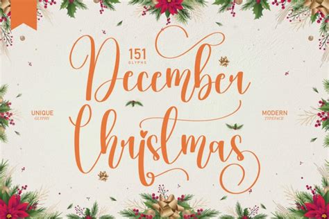 December Christmas Font | scratchones_creative | FontSpace